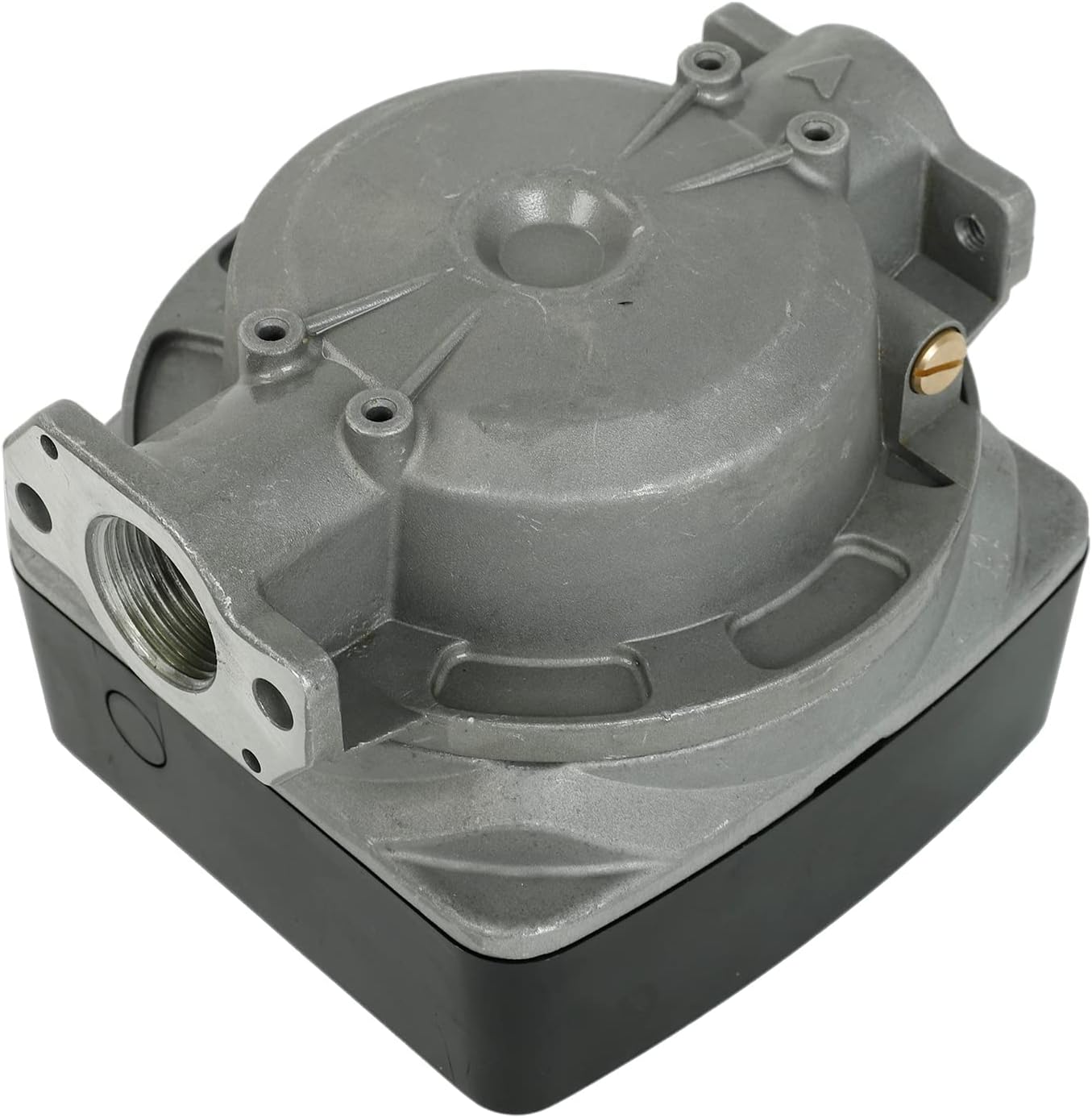 SUPERFASTRACING Bomba de transferencia de combustible de 20GPM 12V Gasolina CC (boquilla manual, manguera de descarga, medidor mecánico de galones,