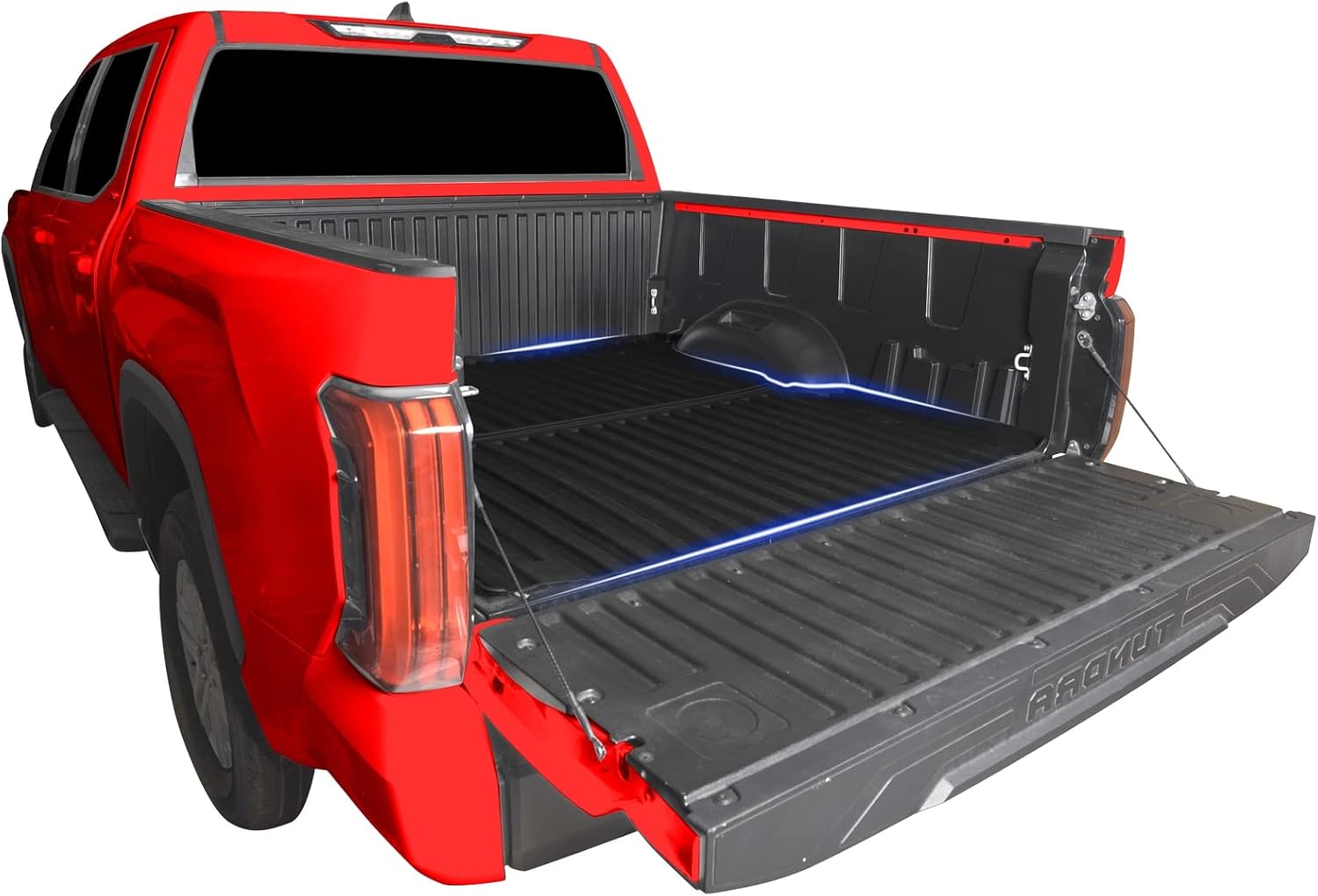 Tapete para caja de camioneta Toyota Tundra 2023 2022 (solo compatible con CrewMax con caja de 5.5 pies)  Protección para todo tipo de clima, forro