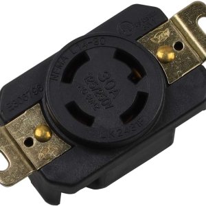 Nema L14-30R 30A 125250V 3 polos 4 cables Conector de receptáculo hembra de bloqueo de grado industrial, bloqueo de giro industrial L14-30 Nema L14-30R 30A 125250V 3 polos 4 cables Conector de receptáculo hembra de bloqueo de grado industrial, bloqueo de giro industrial L14-30