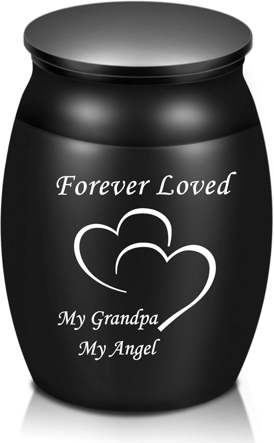 Urnas para cenizas de abuelo, urnas de cremación pequeñas de 1.6 pulgadas de alto para funeral, urnas decorativas personales en miniatura, mini urna
