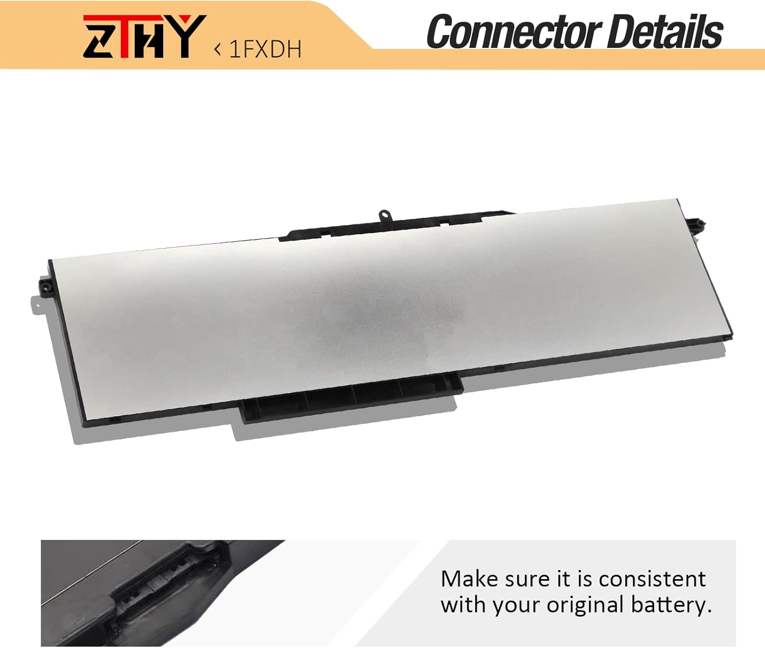 ZTHY 97Wh 1FXDH – Batería de repuesto para laptop Dell Precision 3541 3551 Latitude 15 5501 5511 E5501 E5511 Series 01WJT0 1WJT0 0D191G D191G