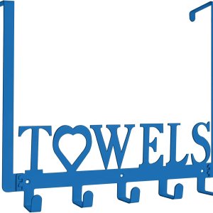 Ganchos para toallas sobre la puerta, toalleros de metal, soporte para toallas con letras de corazón para colgar toallas de baño, toallas de baño, Ganchos para toallas sobre la puerta, toalleros de metal, soporte para toallas con letras de corazón para colgar toallas de baño, toallas de baño,