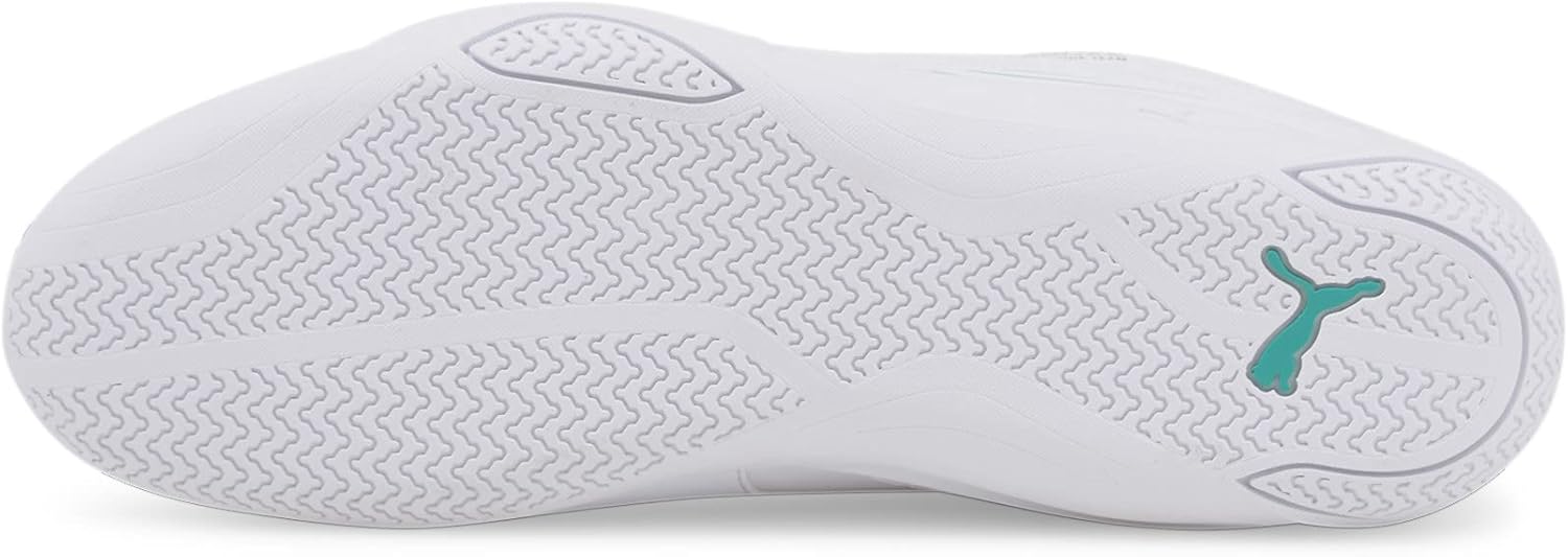 Puma MAPF1 R-Cat Machina – Tenis para hombre, color blanco Mercedes Team Silver-Spectra Green, 10.5