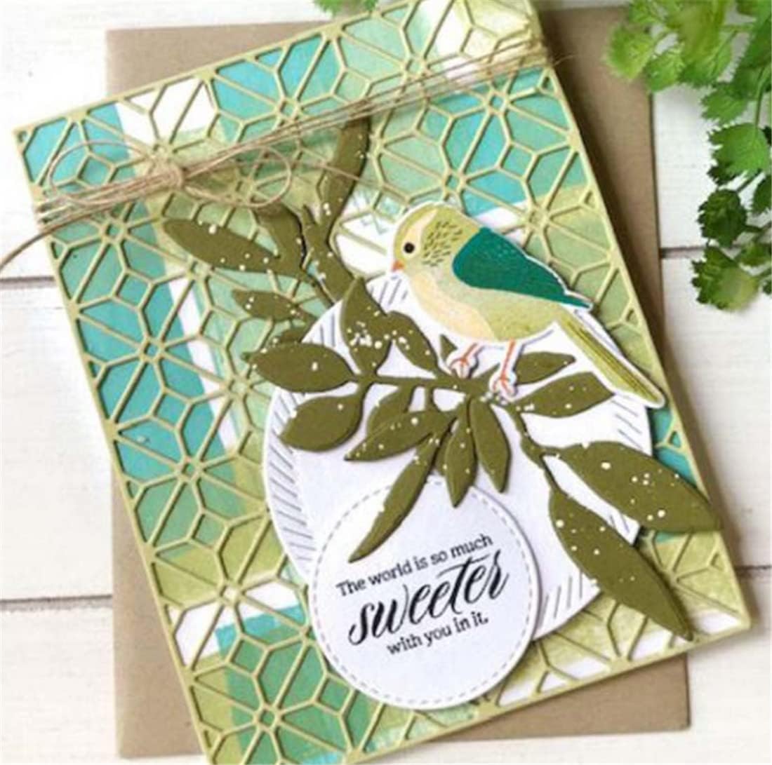 Plantillas de metal para álbumes de recortes, herramienta de bricolaje para manualidades, acero al carbono, para hacer tarjetas de papel (fondo de