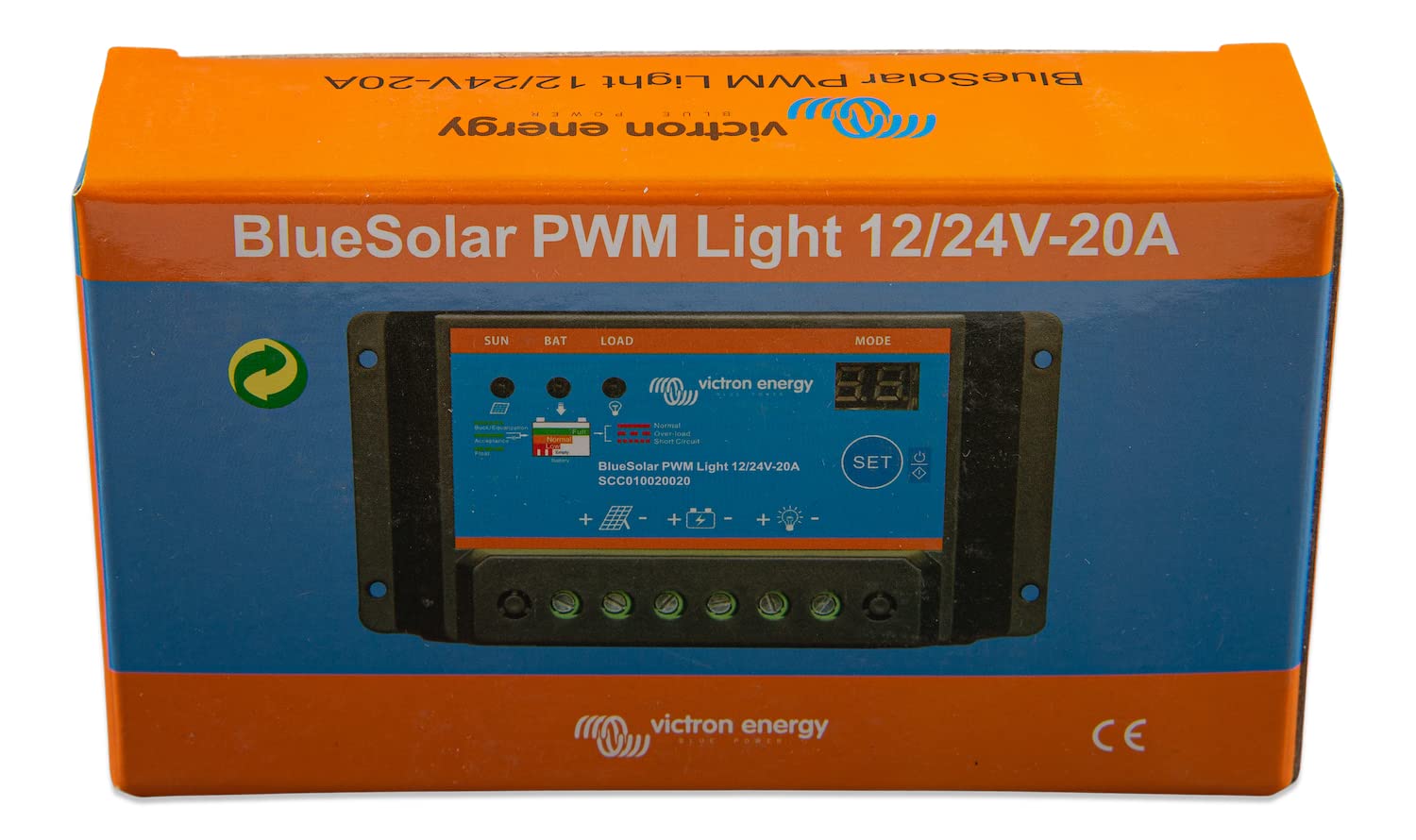 Victron Energy BlueSolar PWM-Light Controlador de carga de 1224 voltios 30 amperios