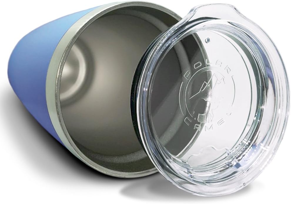 LaserGram Vaso aislado al vacío de 20 onzas, bandera de El Salvador, grabado personalizado incluido (azul oscuro)