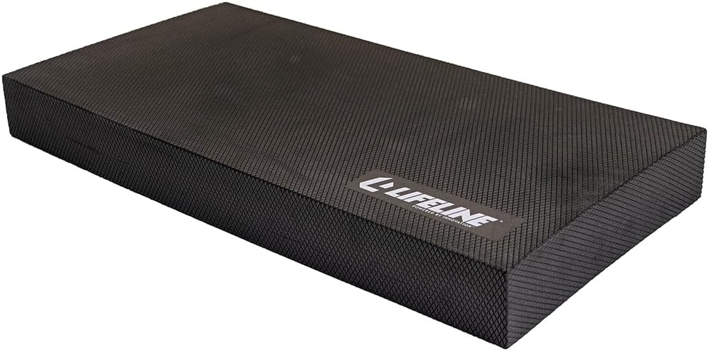 Lifeline Tabla de equilibrio de fitness, equipo de ejercicio para gimnasio en casa, alfombrilla de entrenamiento, alfombrilla de rodillas para