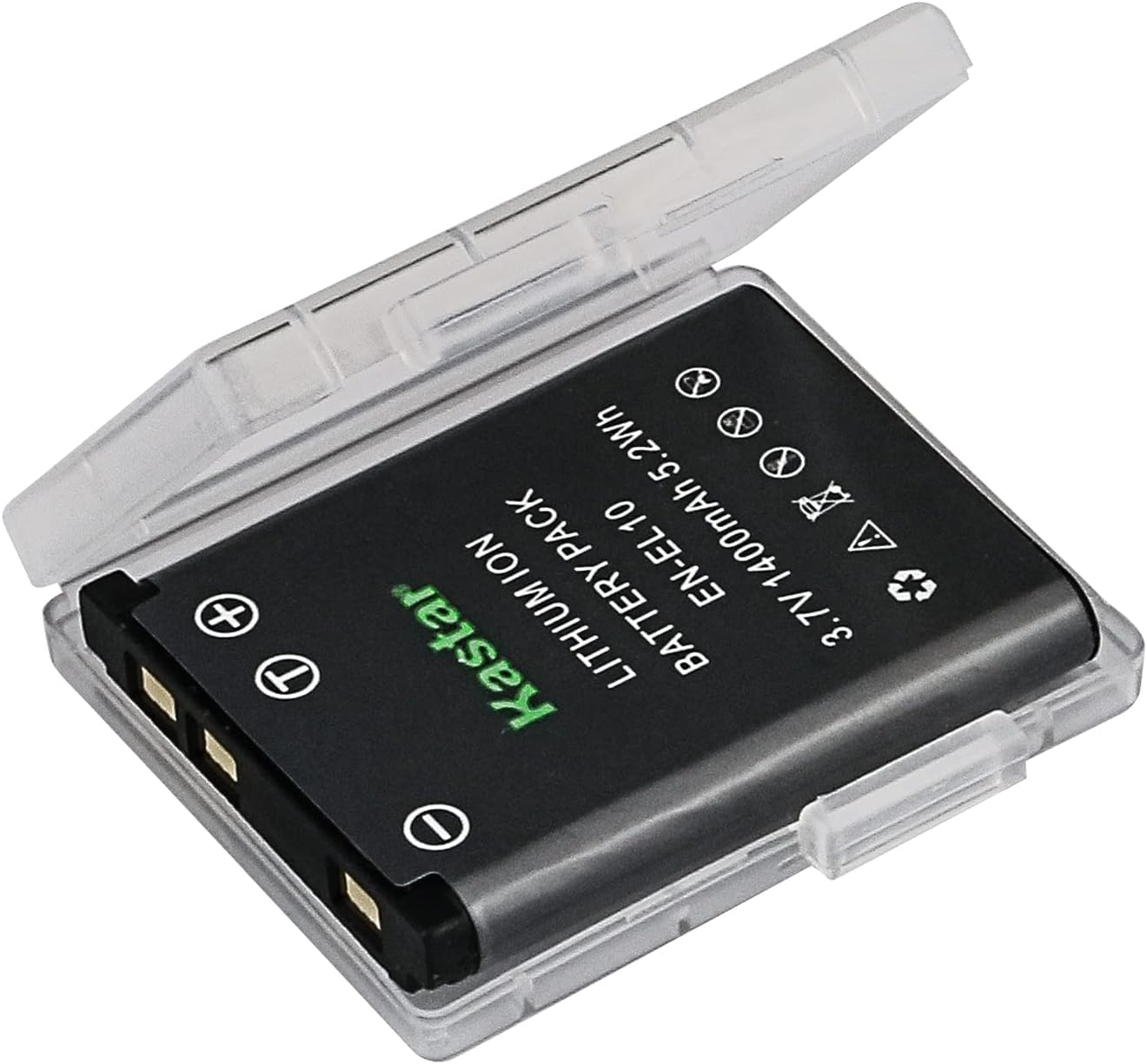 Kastar Batería & Cargador USB doble para Nikon EN-EL10, MH-63y Nikon Coolpix S60, S80, S200, S210, S220, S230, S500, S510, S520, S570, S600, S700,