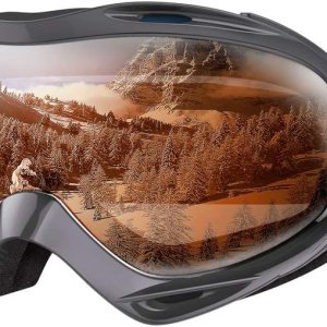 OutdoorMaster – Gafas de esquísnowboard para hombres, mujeres y jóvenes, 100% protección contra rayos ultravioleta, para usar sobre los anteojos OutdoorMaster – Gafas de esquísnowboard para hombres, mujeres y jóvenes, 100% protección contra rayos ultravioleta, para usar sobre los anteojos