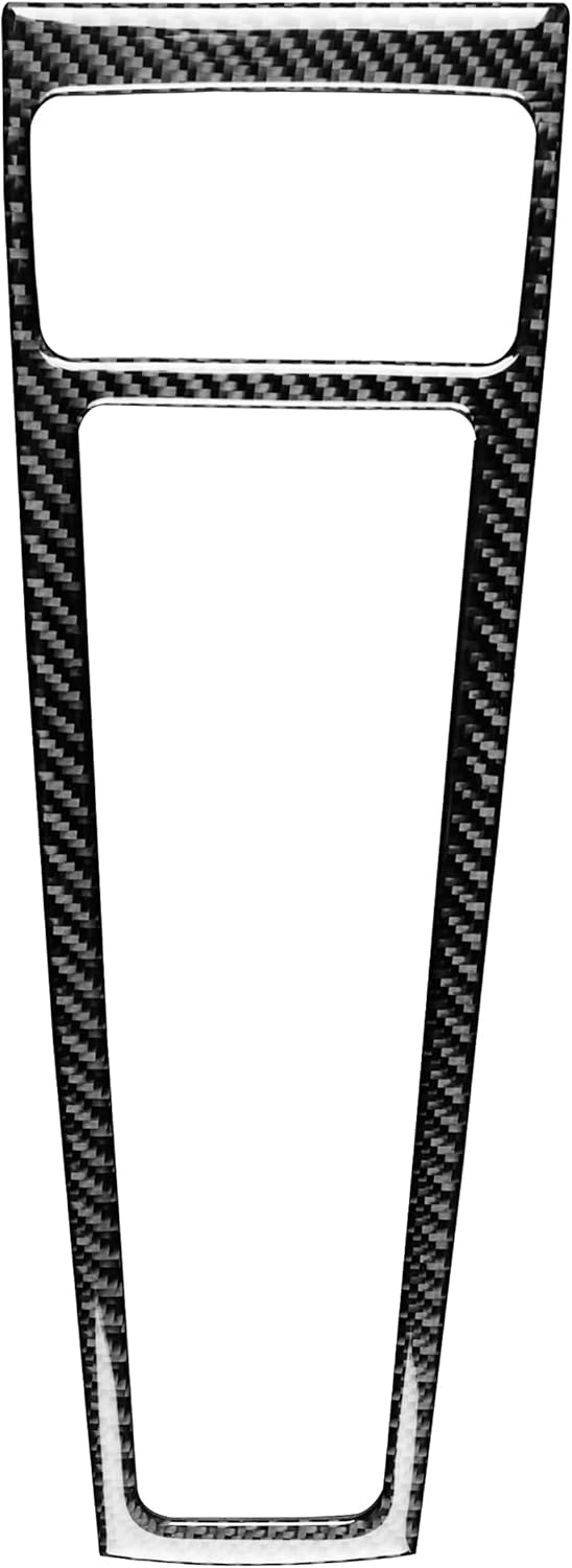OZEQO Carbon Fiber Car Gearshift Panel Decorative Stickers, Fit for Porsche MACAN 2014-2021 Interior Styling Accessories