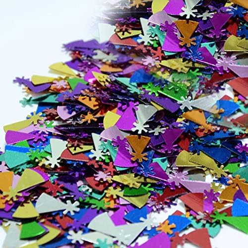 Sombrero de fiesta de confeti multicolor  4 bolsas de media onza (2 oz) #8659 Q02