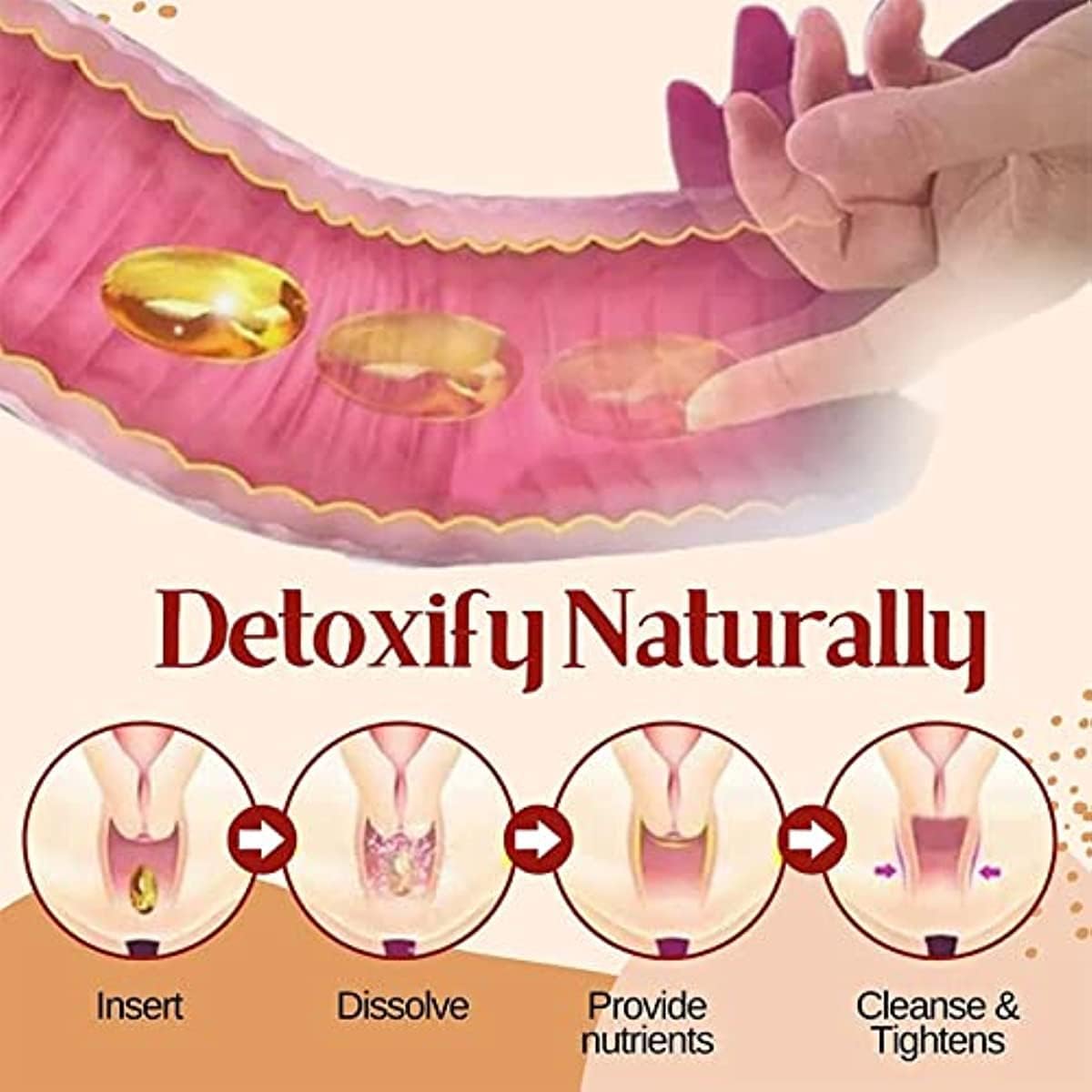 Soothe&Slim – Cápsula adelgazante antipicazón, desintoxicación instantánea antipicazón, producto adelgazante, elimina olores, reparación adelgazante