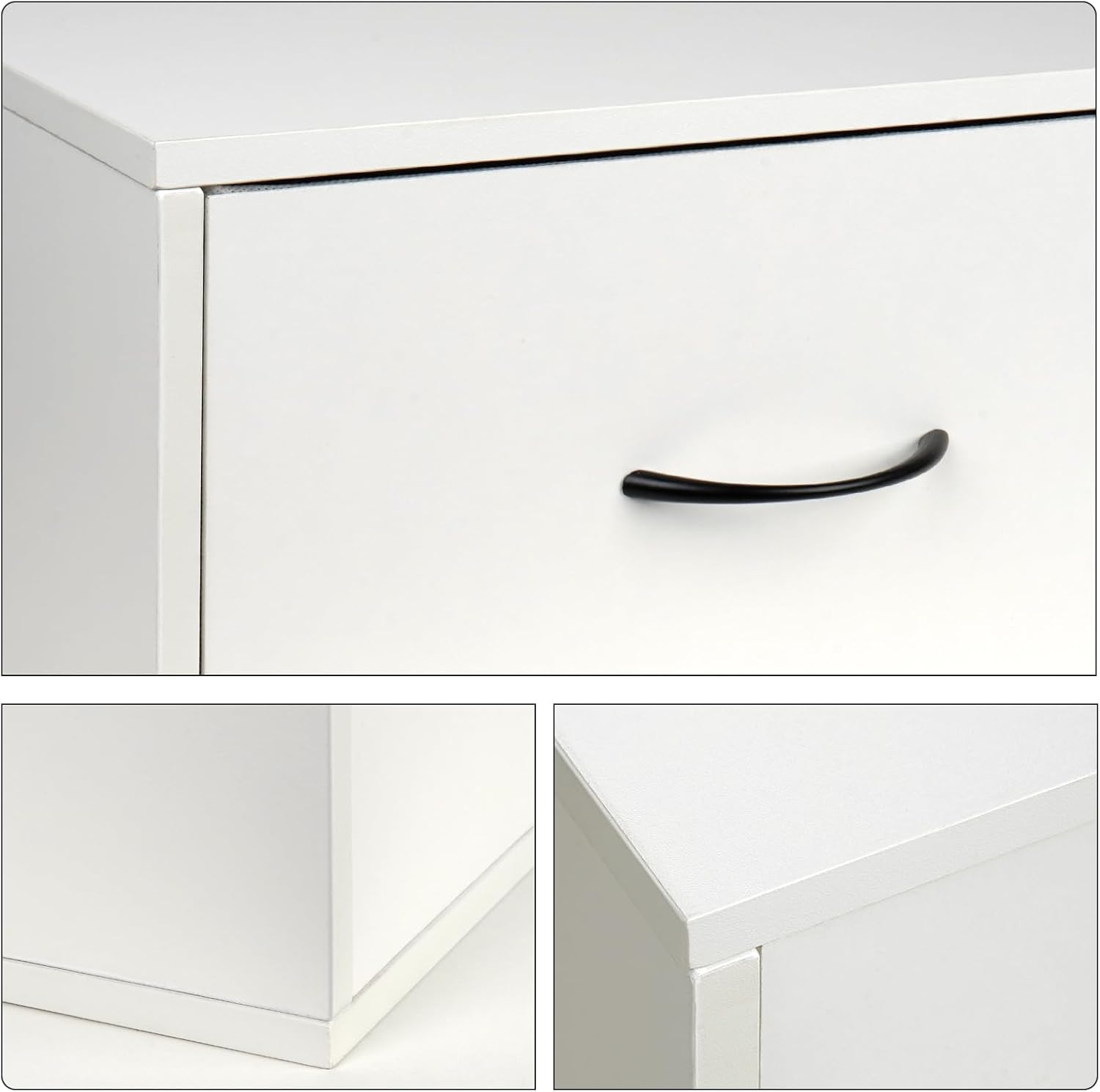 Mesita de noche flotante con cajón, estante de noche montado en la pared, mesa auxiliar de cama blancamesita de noche con cajón, estantes de pared