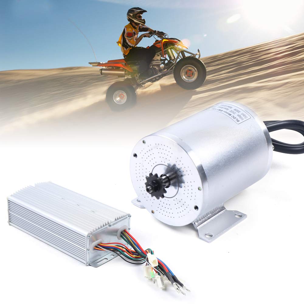 Kit de motor eléctrico sin escobillas CC 72V 3000W Kit de motor de conversión de bicicleta eléctrica Motor sin escobillas Motor sin escobillas