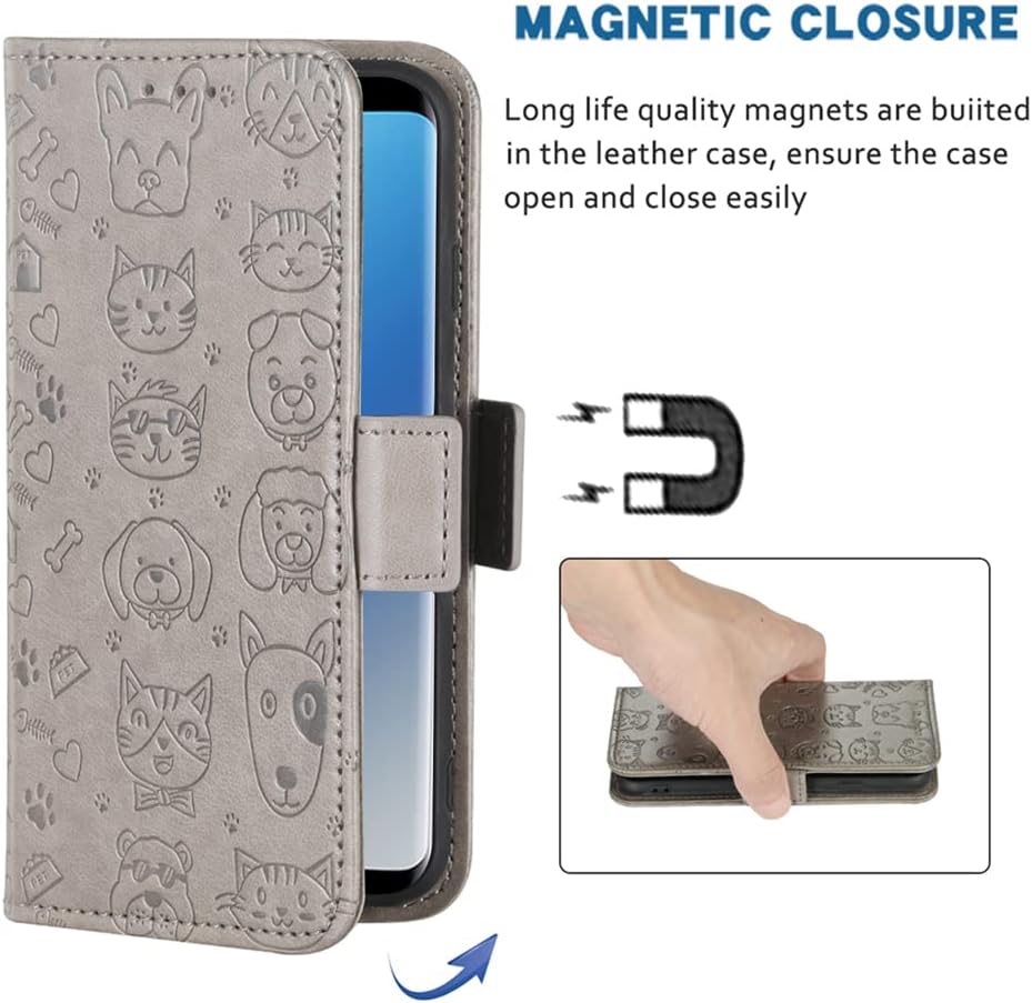 Funda compatible con Samsung Galaxy A32 5G de 6.5 pulgadas, con correa de muñeca, de piel, con tapa, soporte para tarjetas, accesorios celulares,