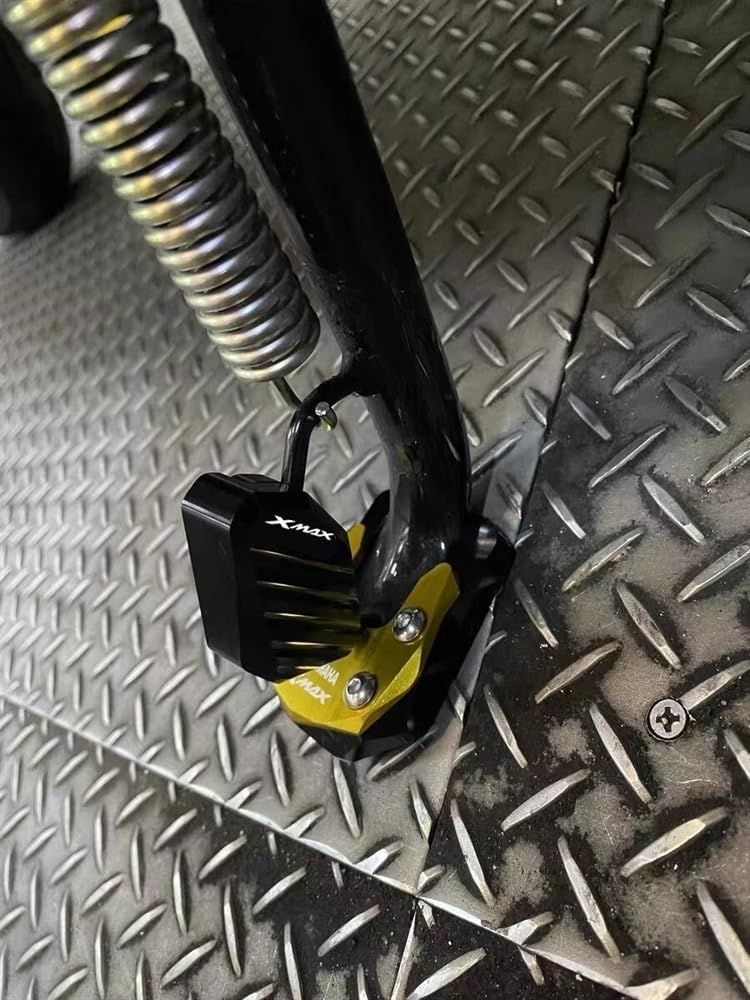 Almohadilla lateral para motocicleta, accesorios de motocicleta, soporte lateral, extensión ampliadora, soporte lateral para Y&AMAHA Xmax X-MAX 125