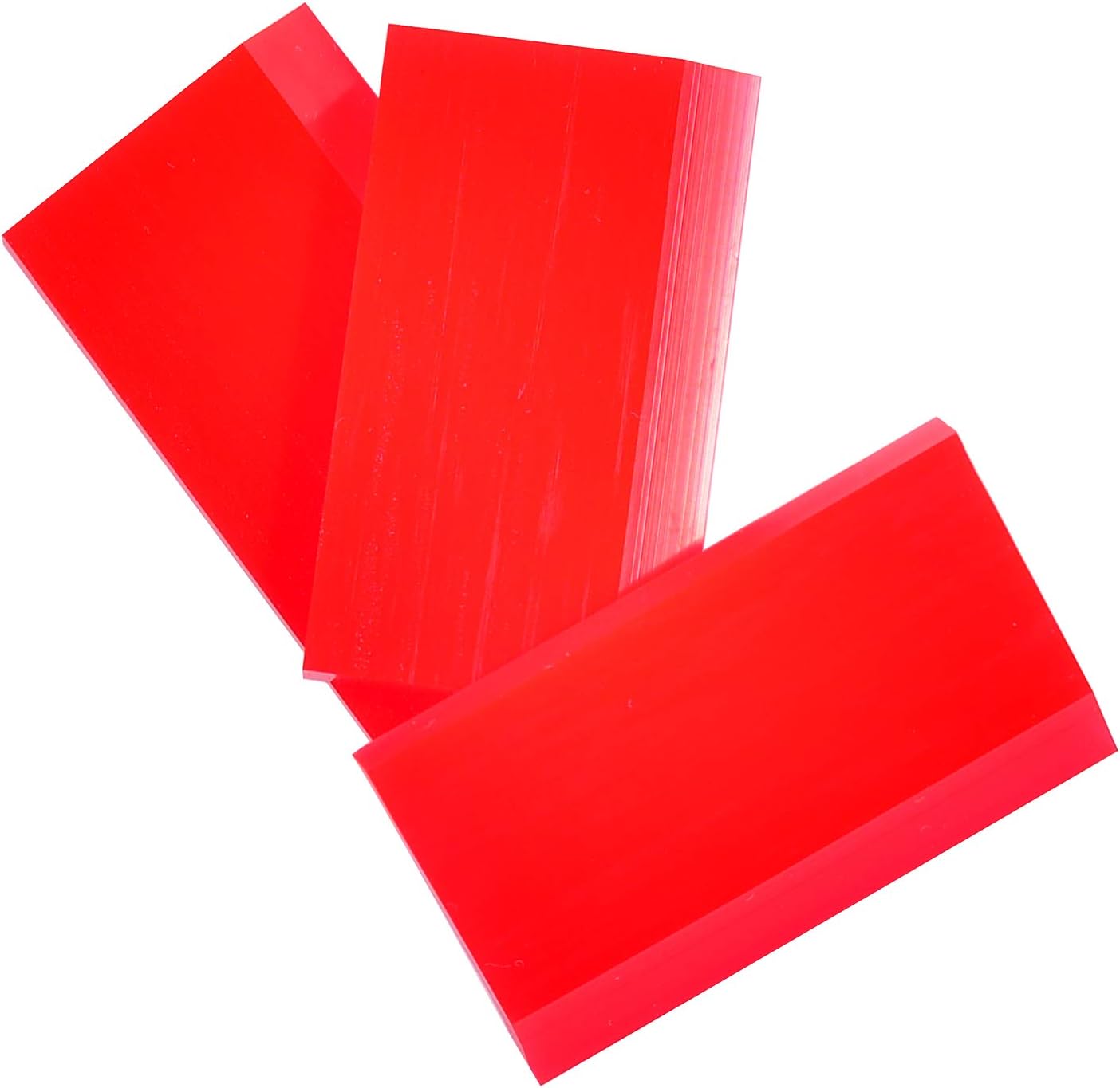 Escobilla de goma extra pequeña de 2 pulgadas, flexible y suave, no raya, para limpieza de impresión 3D de resina, limpieza de cristales traseros de