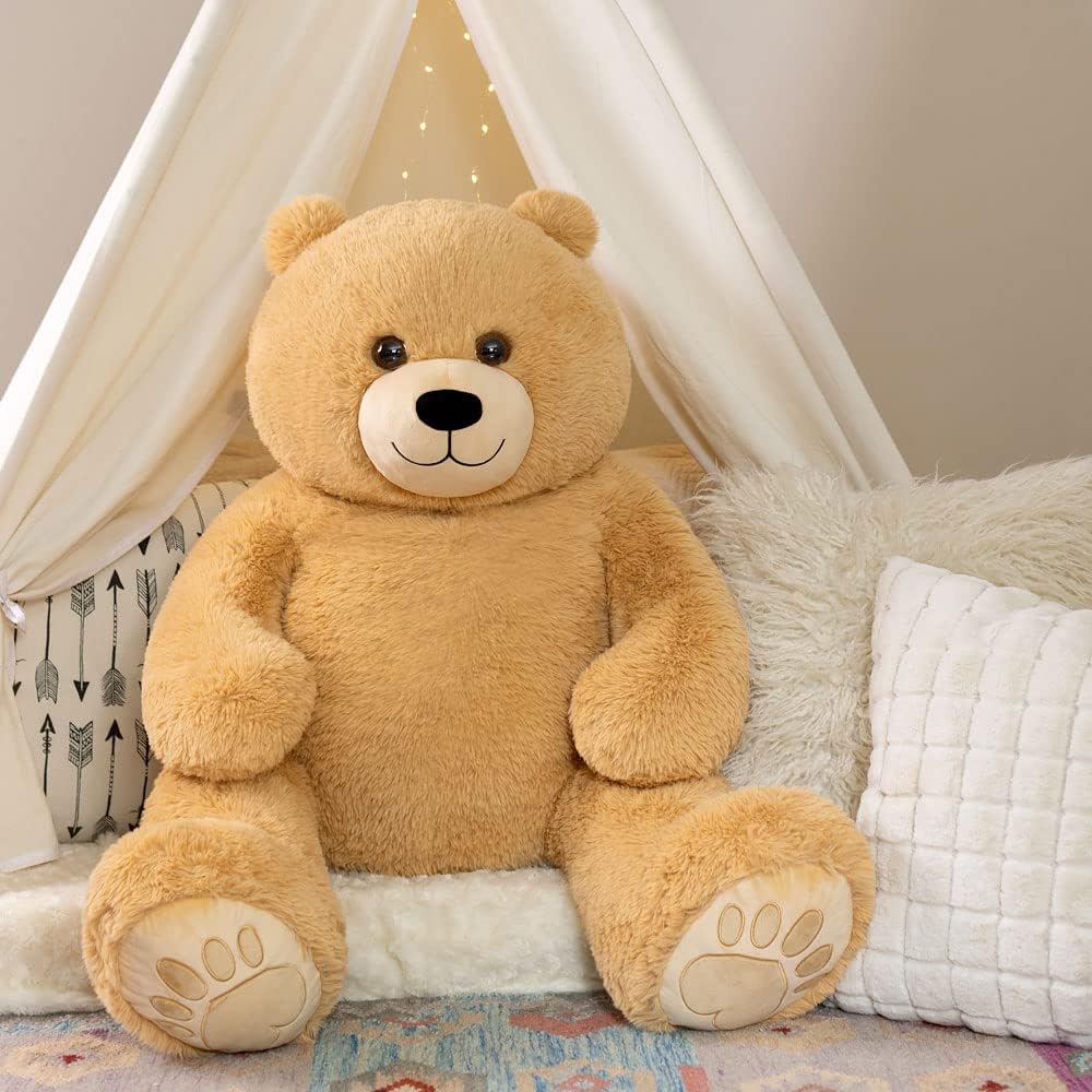 Vermont Teddy Bear Oso de peluche enorme – Oso de peluche grande, 4 pies, 48 pulgadas, 4 pies, oso abucheado