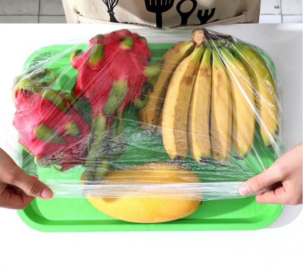Cubierta elástica grande para tazón de cocina, 100 unidades, para comedor, cubierta de ensalada, cubierta de alimentos para mezclar cuencos,