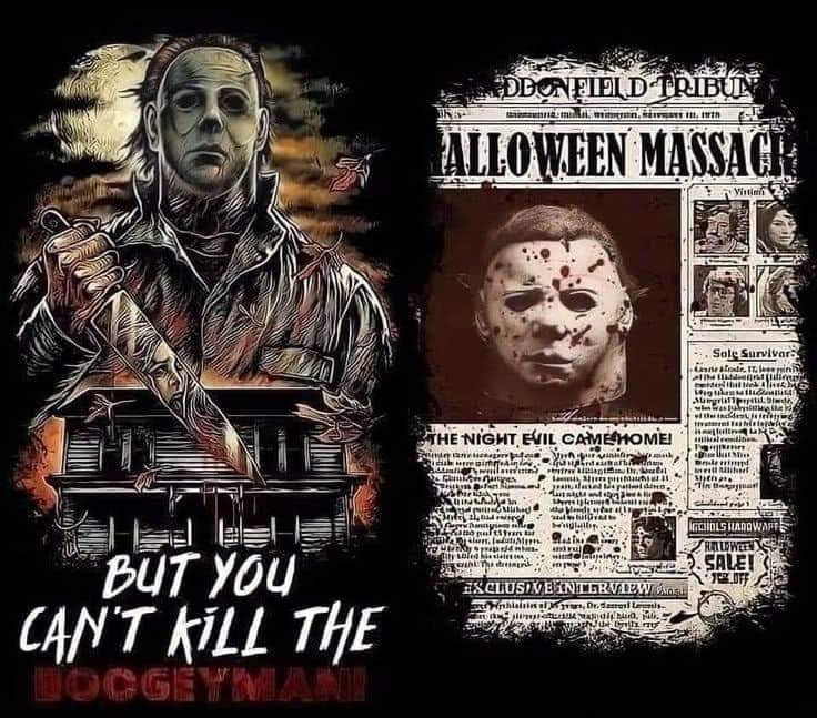 Halloween Horror Movie Michael Meyers 20 oz Skinny Thermal Insulated Stainless Steel Tumbler for Hot or Cold Beverages Includes Stainless Steel