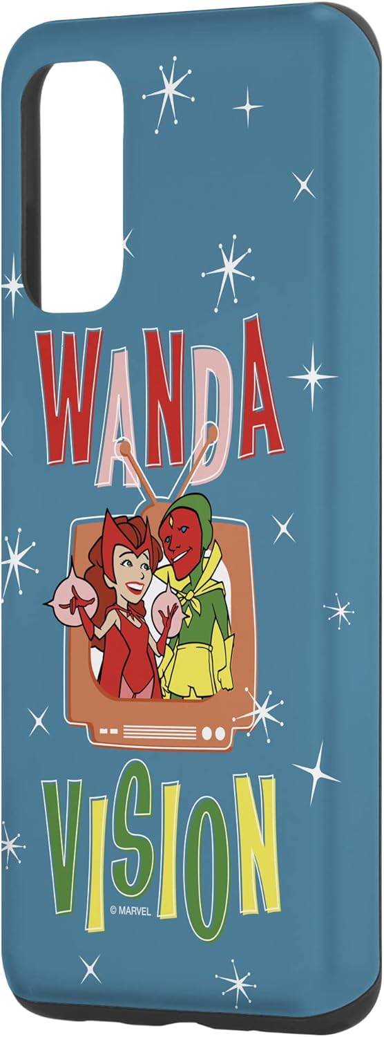 Galaxy S20 Marvel WandaVision Wanda & Vision Retro TV Case