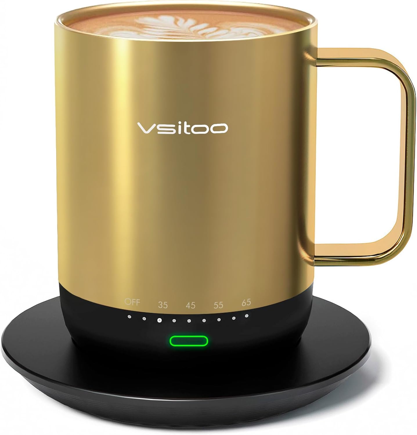 VSITOO S3PRO – Taza de café térmica con control de temperatura, 14 onzas, taza de viaje inteligente con calentador de café controlado manual y por