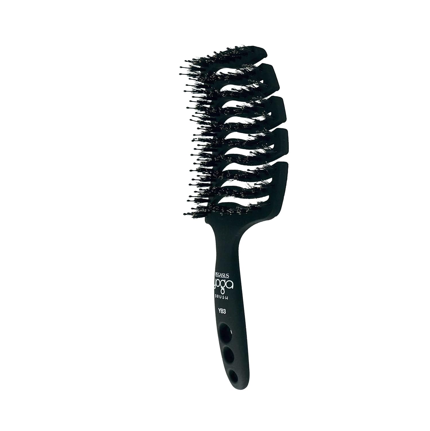 Pegasus YB3 – Cepillo flexible ventilado de 9 pulgadas, cepillo de yoga con cerdas de nailon y jabalí