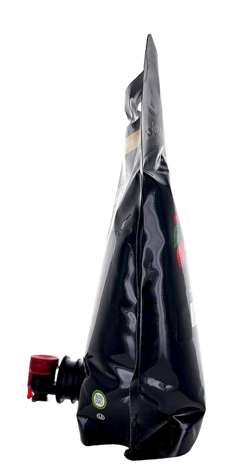Puré de fruta de frambuesa roja Productos de frutas de Oregon para vino, cerveza Mead y base Mohito Vejiga de 49 oz