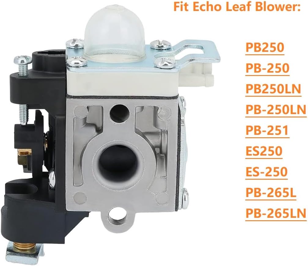 Carburador PB250 PB-250LN para soplador de hojas Echo Piezas PB-265L PB-251 PB-265LN PB250LN ES250 PB-250 PB-250LN ES-250 Soplador Reemplazar