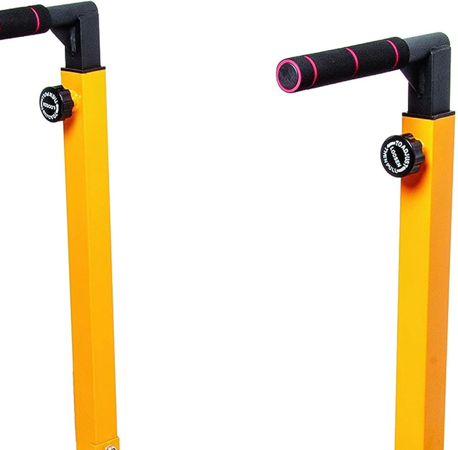 BalanceFrom Marco de acero multifuncional para gimnasio en casa, estación de soporte de fitness con altura ajustable, capacidad de 500 libras,