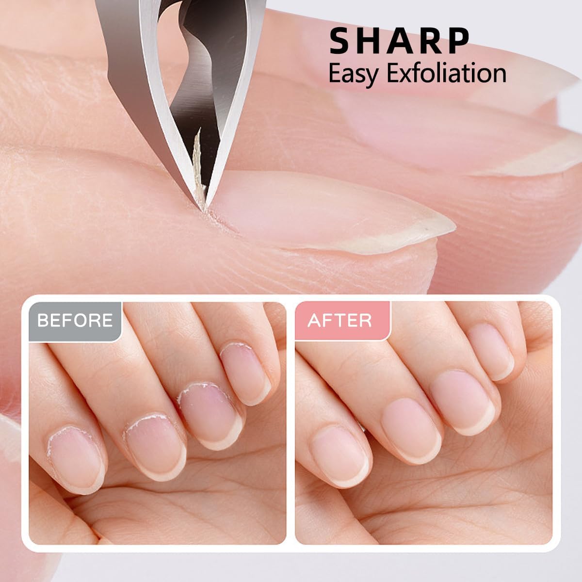 Cortador de cutículas de 34 mandíbula extremadamente afilado para cutículas, tijeras de acero inoxidable, cortador de pedicura, herramienta de