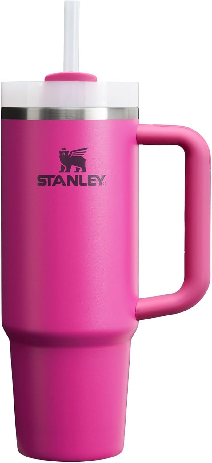 Stanley Quencher H2.0 FlowState – Vaso aislado al vacío de acero inoxidable con tapa y popote para agua, té helado o café