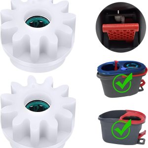 2 piezas de repuesto de escoba giratoria de escoba de fácil trapeador, rodamiento de embrague unidireccional, reparación de piñones de engranajes, 2 piezas de repuesto de escoba giratoria de escoba de fácil trapeador, rodamiento de embrague unidireccional, reparación de piñones de engranajes,