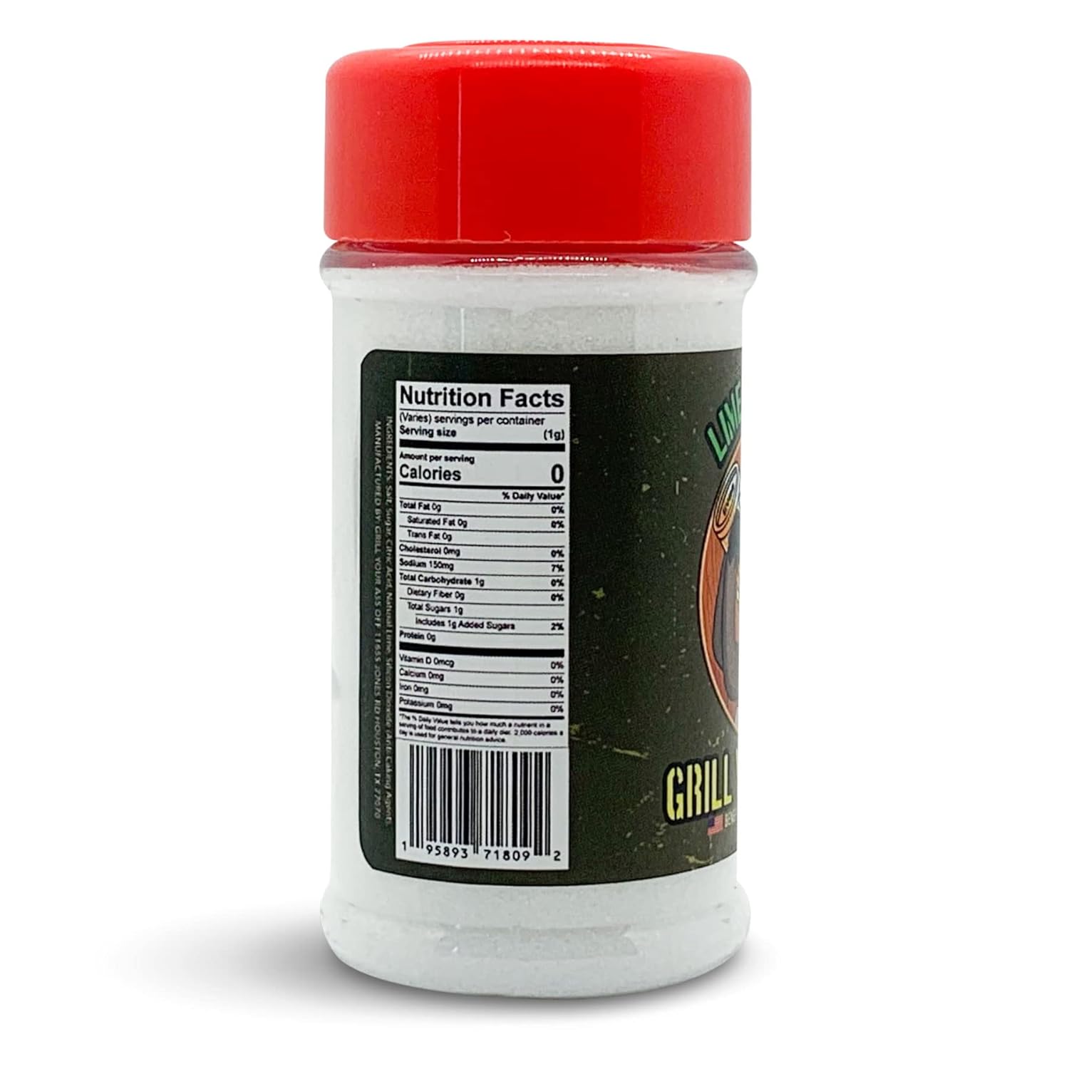 Grill Your As* Off – Sal de limón con sabor a lima para cerveza lager nacional, importaciones mexicanas y cervezas de trigo al estilo belga, mezcla