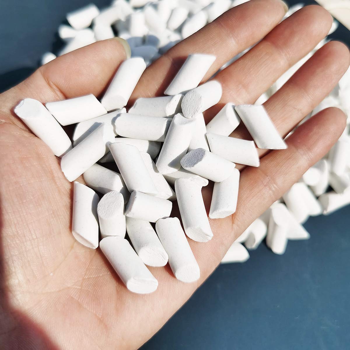 Medios de relleno de cerámica de 3 libras, 516 x 58 pulgadas, pellets de cerámica cilíndricos grandes para todo tipo de vasos