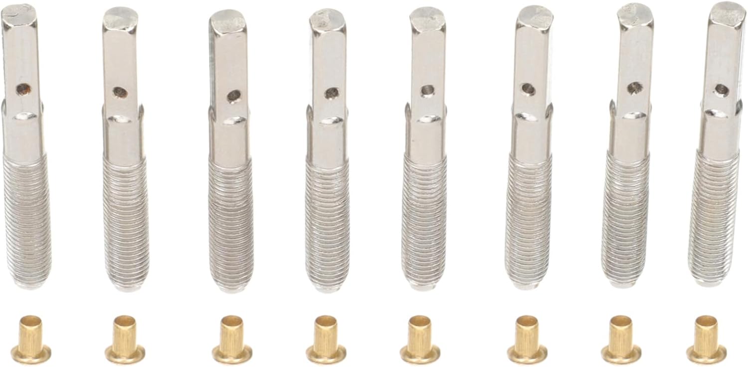 FAVOMOTO 1 Unidades de cuerdas Instrumentos Musicales Cuerdas Accesorios de 1.654 in Afinación Pines de Acero Lira Arpa Cuerdas Peg para Arpa de