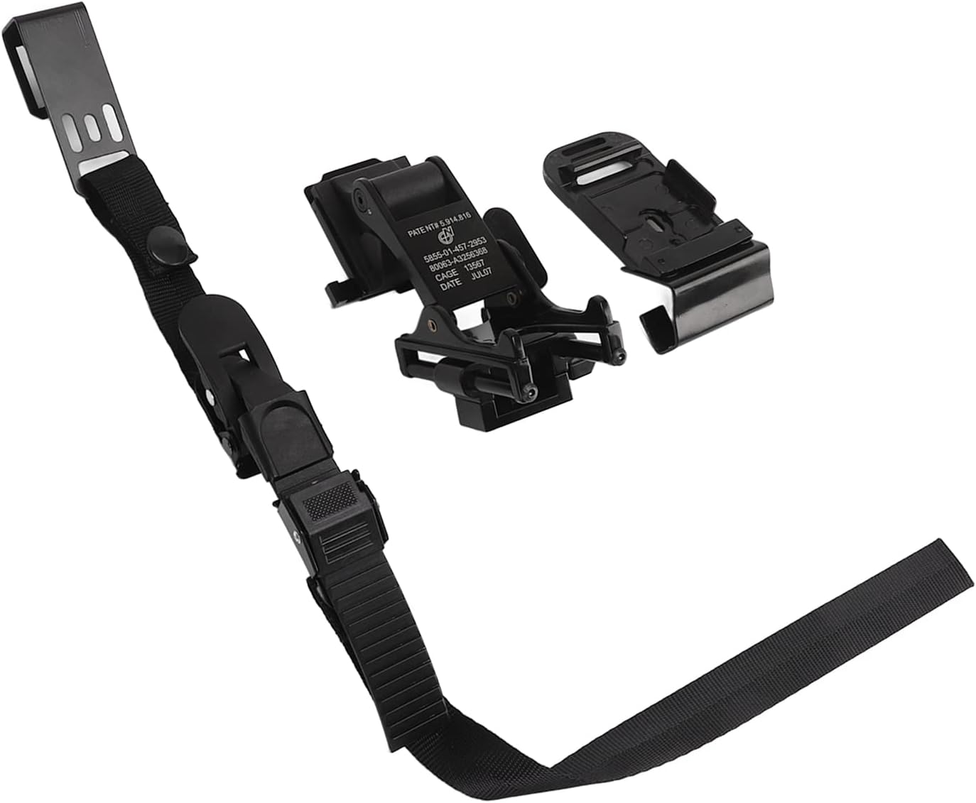 NVG – Soporte para casco, fácil de operar, soporte de casco de noche, aleación de aluminio profesional, duradero para uso en el desierto (soporte