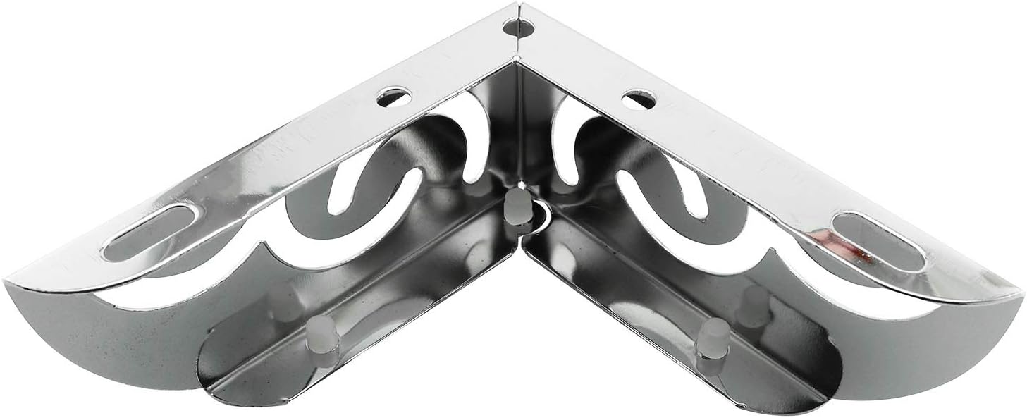 4 patas de muebles de 4.3 x 4.3 x 2.2 in de metal para sofá de repuesto para mesa de café, TV, armario, sofá y pie