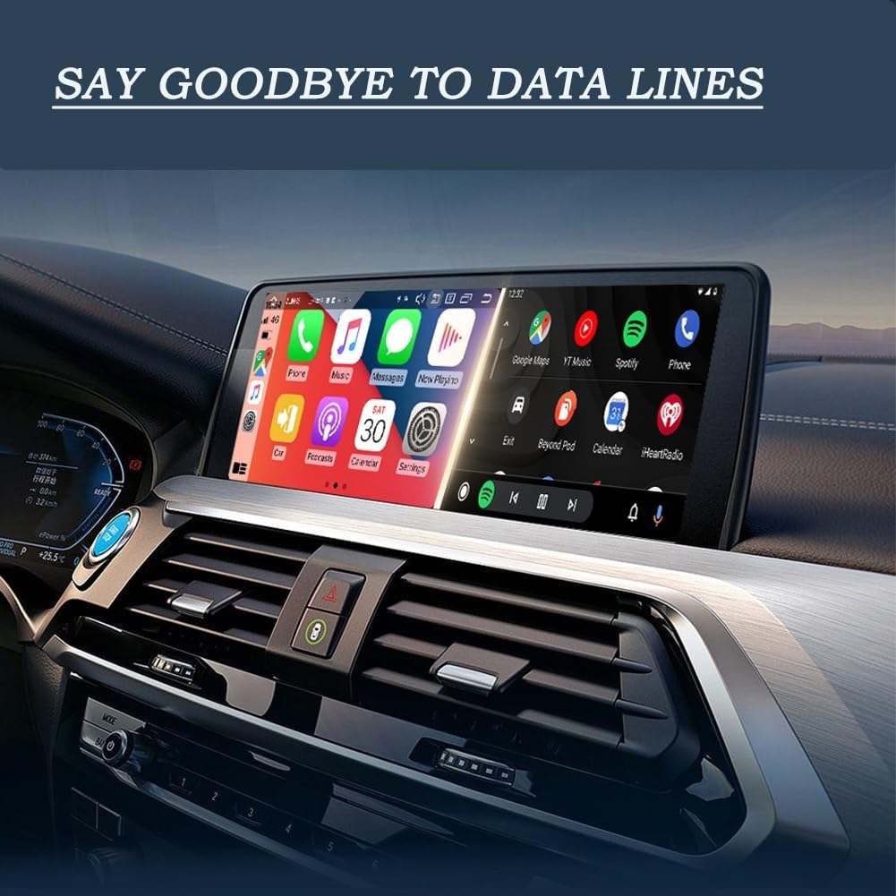 DRIVEPLEX PRO, CarPlay inalámbrico y Android Auto AI Box, 2+8GB The Magic Box Car Play, adaptador Bluetooth Carplay para Apple, sistema Android Ai