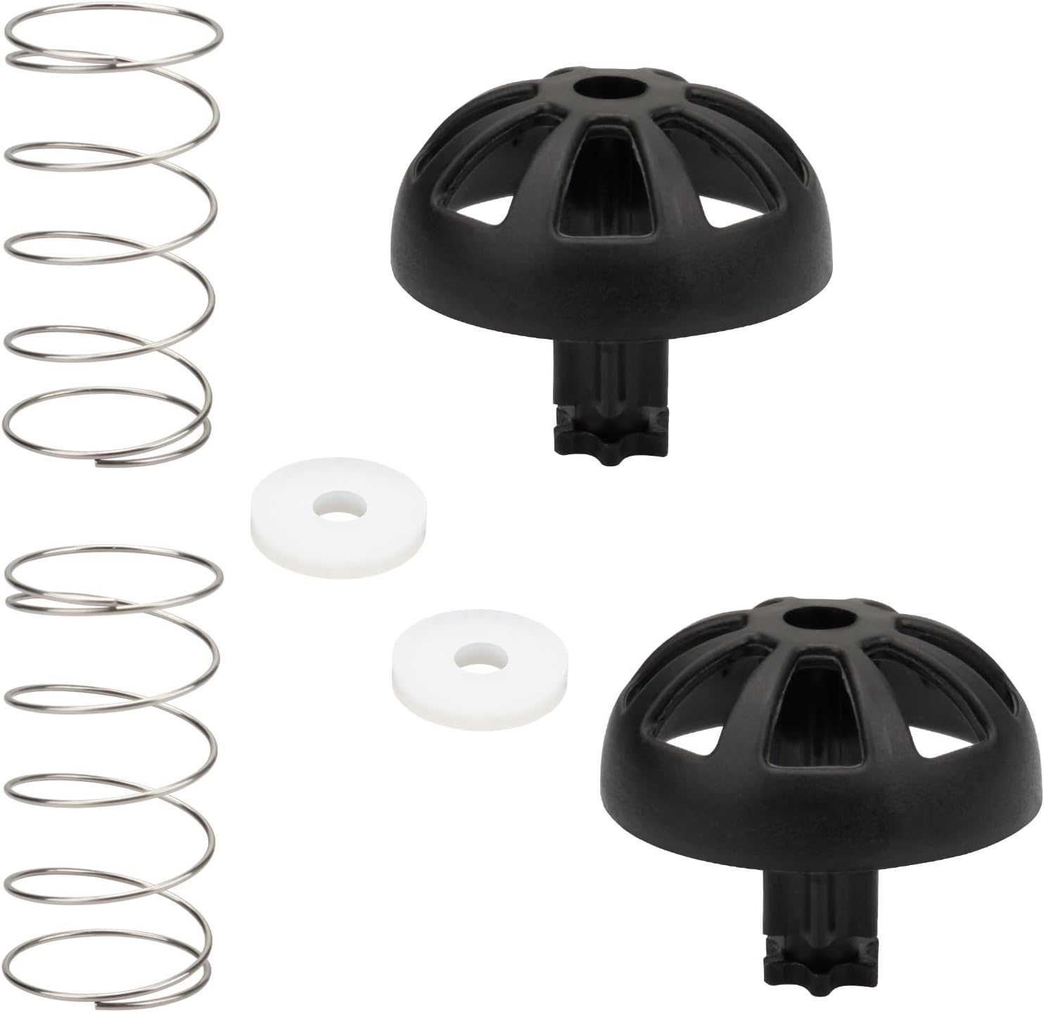 Kit de tapón con resorte inferior para máquina de café (paquete de 2) compatible con Mr. Coffee Parts 185774-000-000,112435-000-000, 112435000000,