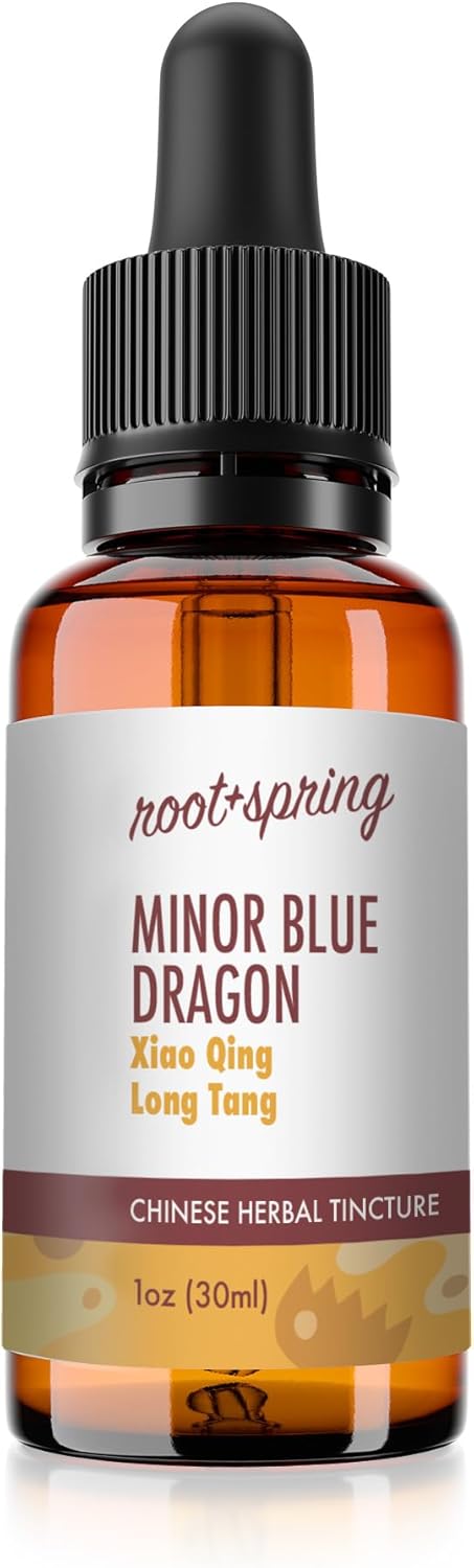 Minor Blue Dragon – Xiao Qing Long Tang – Tintura de hierbas (extracto líquido) – Concentrado con cuentagotas – Suplemento natural de mezcla de