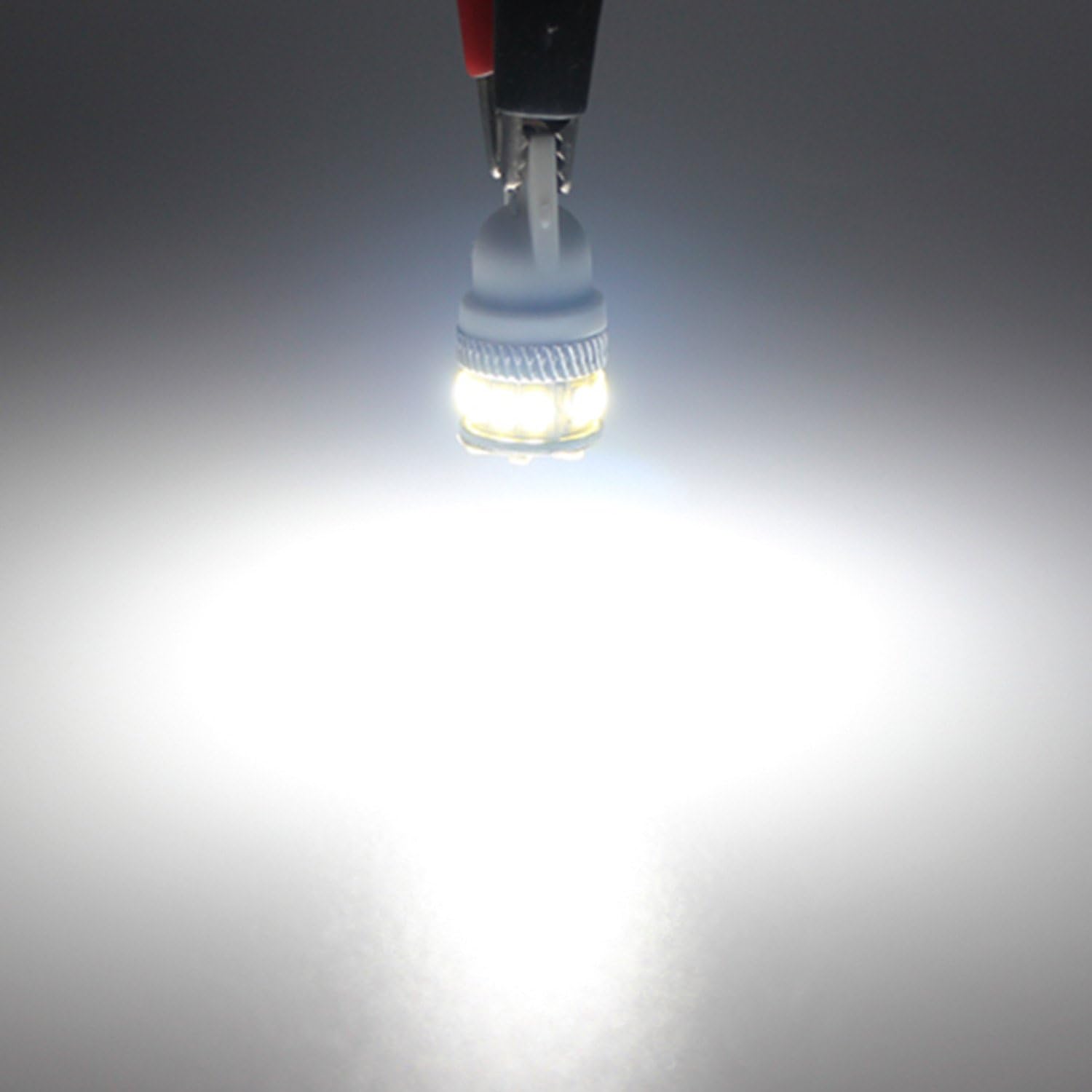Alla Lighting 2 bombillas LED superbrillantes de 6000 K blanco W5W 2825 W5WLL 2825L 2825L marcador lateral delantero trasero tercer freno placa
