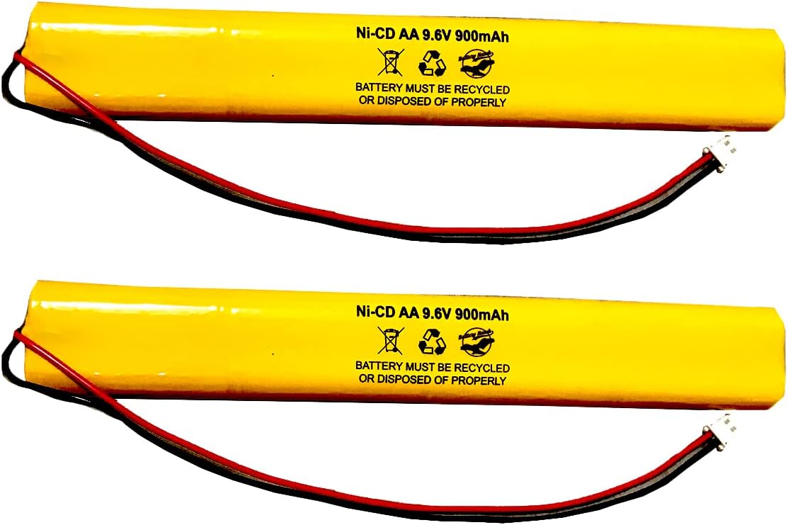 ELBB003 Lithonia ELB-B003 Unitech BAT9.6V700 9.6v 900mAh Señal de salida Luz de emergencia NiCad Batería Reemplazo ELB-B004 ELBB004 OSI OSA228