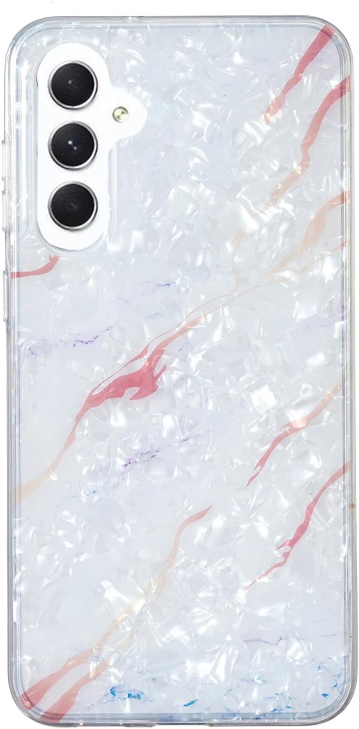 Funda de mármol compatible con Samsung Galaxy A54 5G para mujeres y niñas, funda delgada y flexible de silicona suave con patrón de carcasa