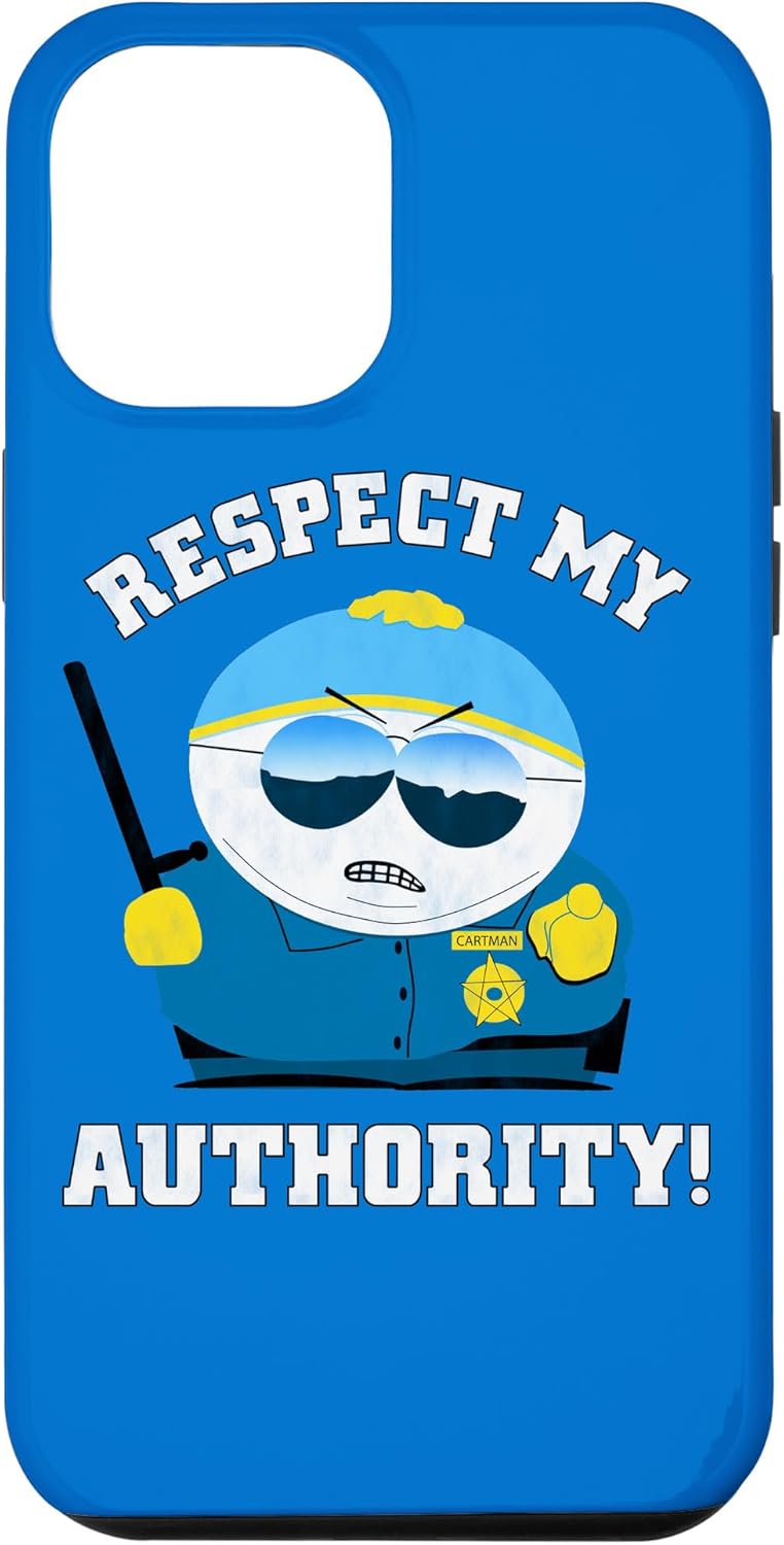 Funda para iPhone 13 Pro Max South Park Officer Cartman