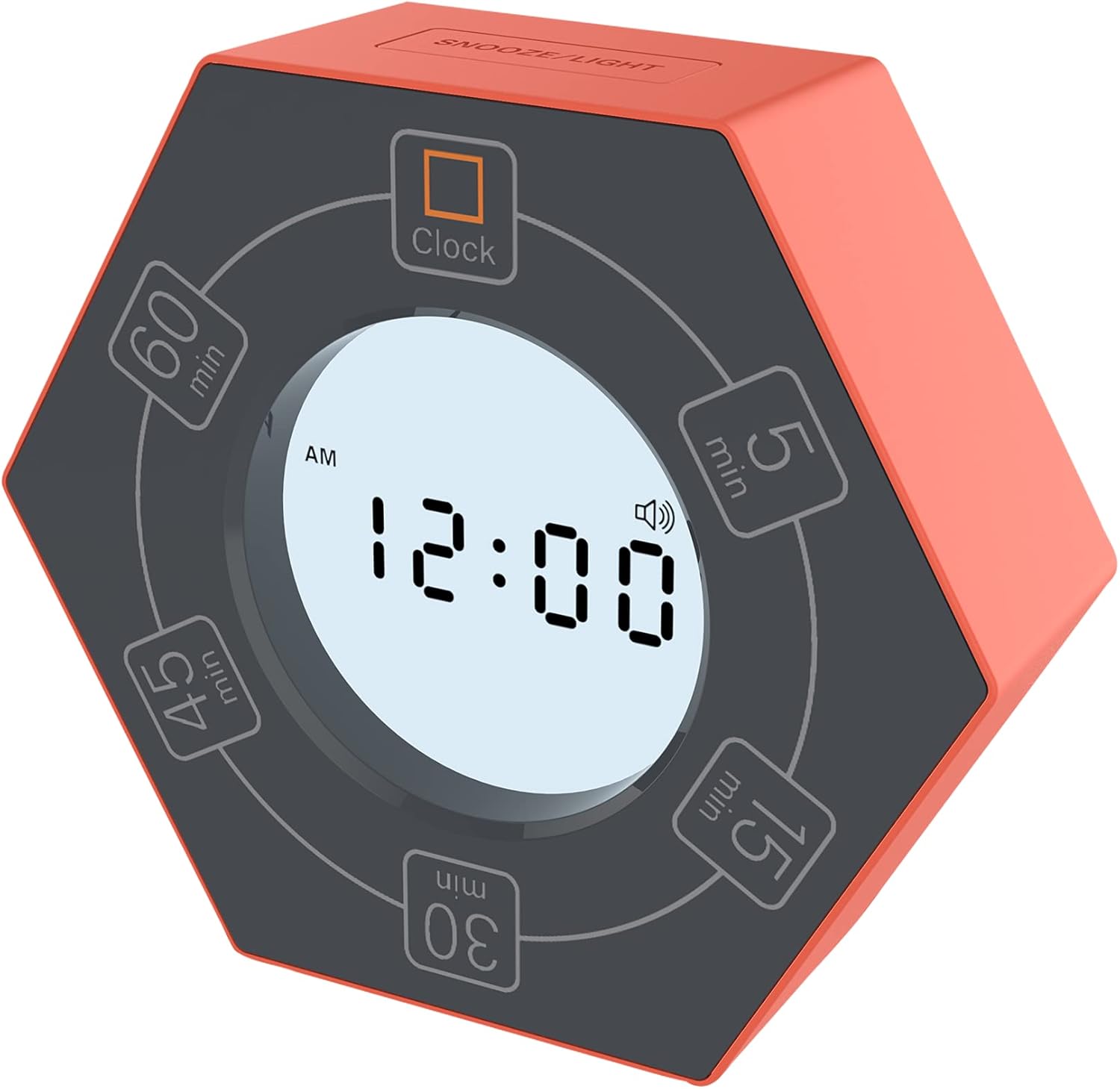 Hexagon – Reloj y temporizador giratorio