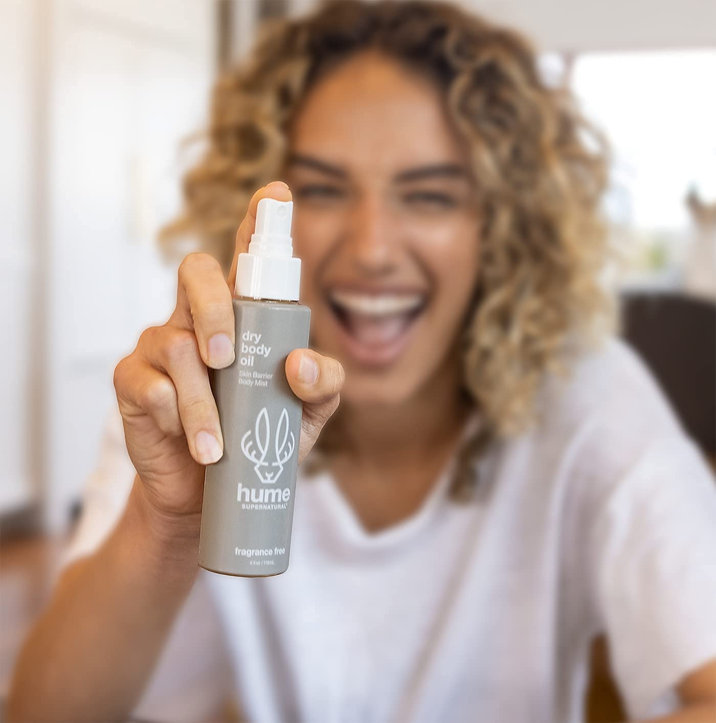 HUME SUPERNATURAL Spray de aceite corporal seco, aceite hidratante para piel seca, aceites corporales después de la ducha para mujeres y hombres,