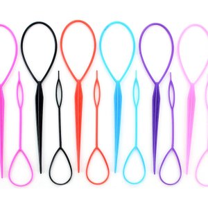 10 piezas de plástico mágico, pasador de pelo, cola de caballo, herramienta de peinado (5 grandes + 5 pequeños) 10 piezas de plástico mágico, pasador de pelo, cola de caballo, herramienta de peinado (5 grandes + 5 pequeños)