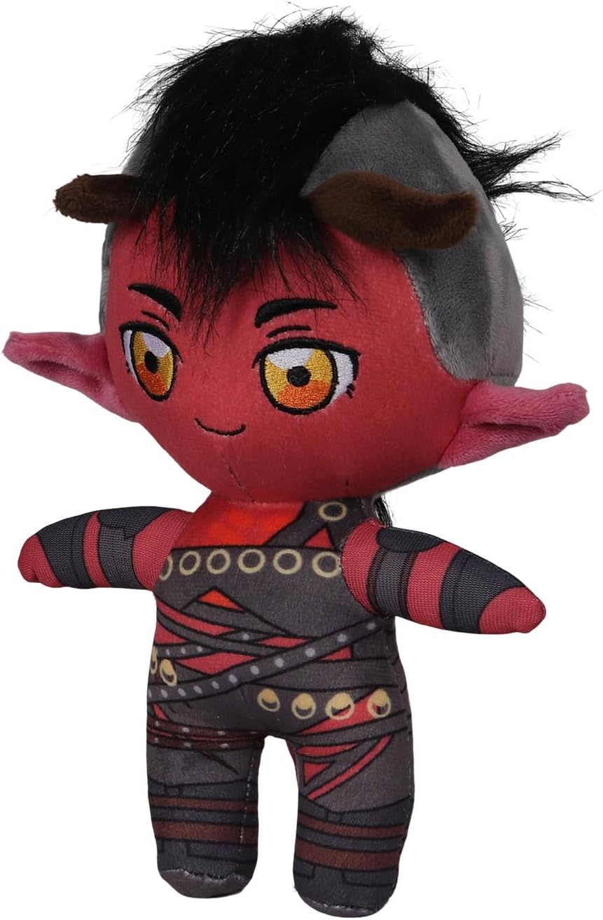 xingyueshop 9 pulgadas Karlach Plush Doll Game BG3 relleno figura almohada regalo