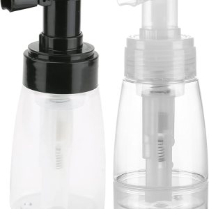 Aethland Botella pulverizadora en polvo para champú seco, 2 botellas de aplicación de talco y polvo, aplicador de fibra capilar recargable para Aethland Botella pulverizadora en polvo para champú seco, 2 botellas de aplicación de talco y polvo, aplicador de fibra capilar recargable para